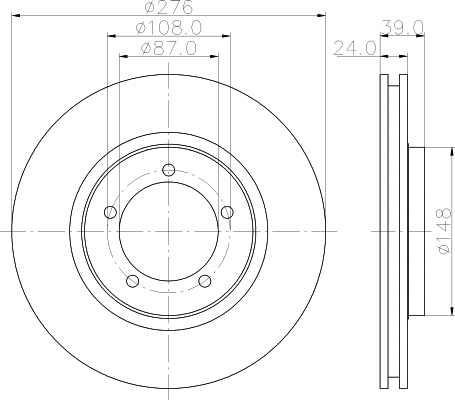 Brake Disc (50355)
