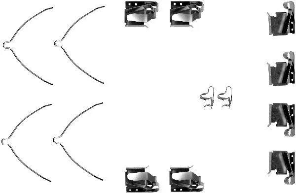 Accessory Kit, disc brake pad (K0134)