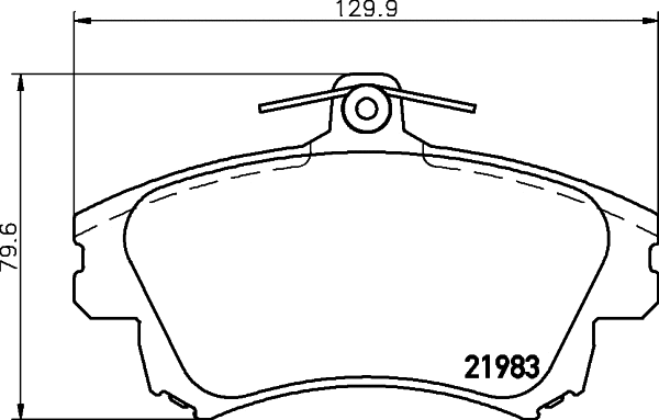 Brake Pad Set, disc brake (T1565)