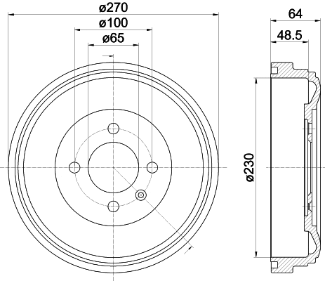 Brake Drum (63911)