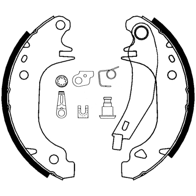 Brake Shoe Set (H1001)