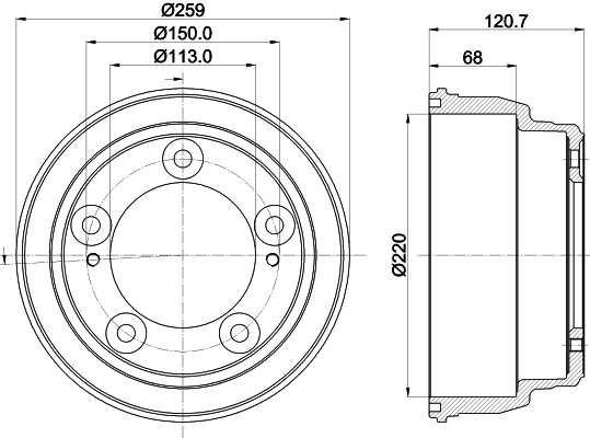 Brake Drum (61469)