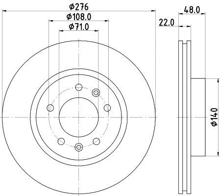 Brake Disc (50620)