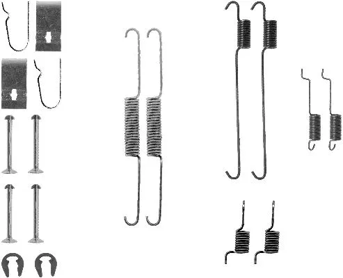 Accessory Kit, brake shoes (X0222)