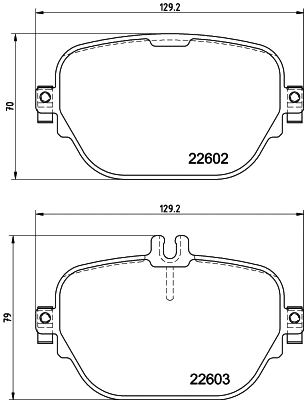 Brake Pad Set, disc brake (T2780)