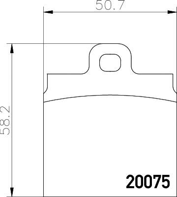 Brake Pad Set, disc brake (T0448)