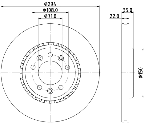 Brake Disc (55871)