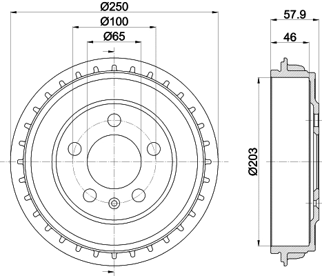 Brake Drum (61485)