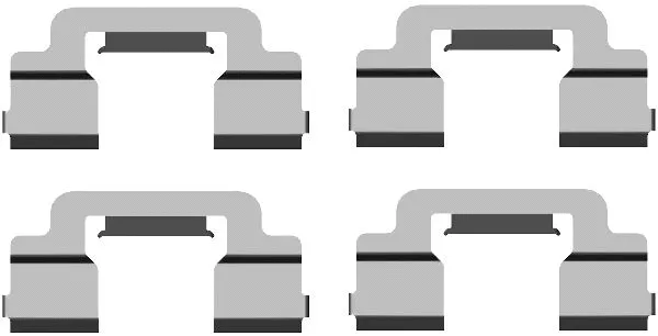 Accessory Kit, disc brake pad (K0176)