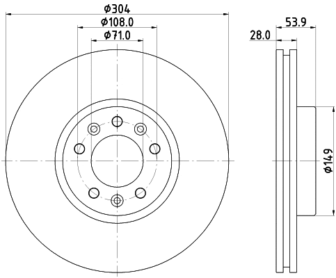 Brake Disc (55872)