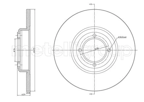 Brake Disc (23-0025)