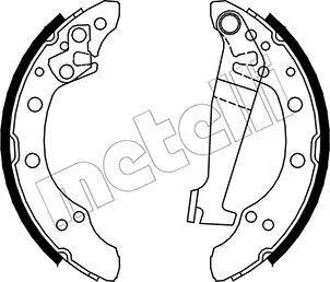 Brake Shoe Set (53-0462)