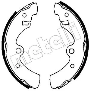 Brake Shoe Set (53-0604)