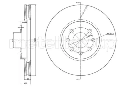 Brake Disc (23-0800C)