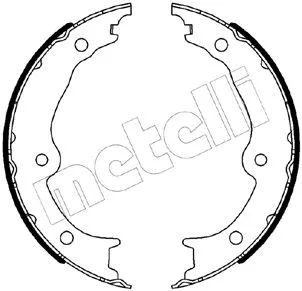Brake Shoe Set, parking brake (53-0541)