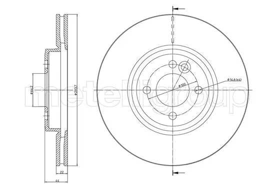 Brake Disc (23-1234C)