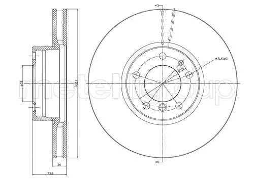 Brake Disc (23-0693C)