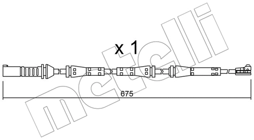 Warning Contact, brake pad wear (SU.278)