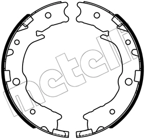 Brake Shoe Set, parking brake (53-0728)