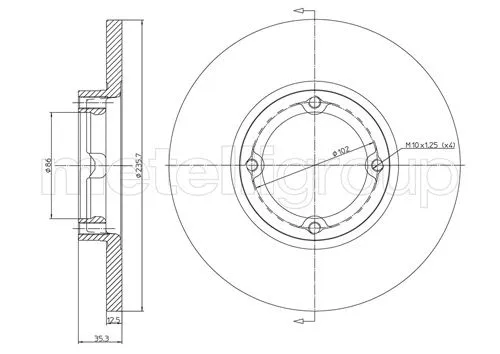 Brake Disc (23-0597C)