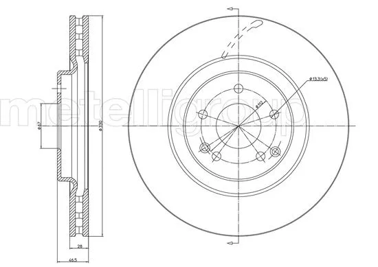 Brake Disc (23-1035C)