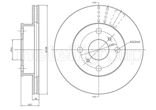 Brake Disc (23-0435)