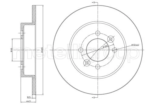 Brake Disc (23-0534)