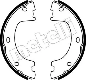 Brake Shoe Set, parking brake (53-0249)