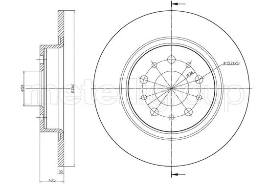 Brake Disc (23-1506C)
