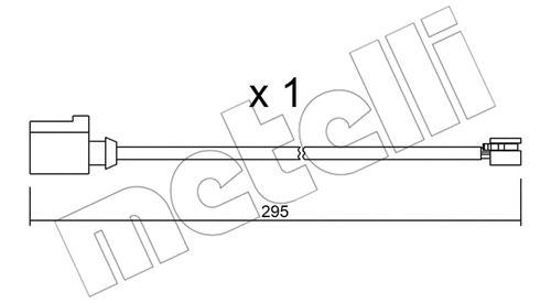 Warning Contact, brake pad wear (SU.273)