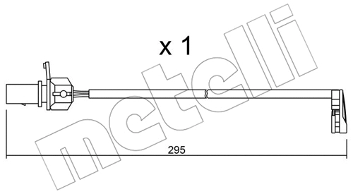 Warning Contact, brake pad wear (SU.224)