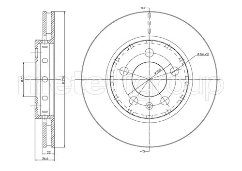 Brake Disc (23-0695C)