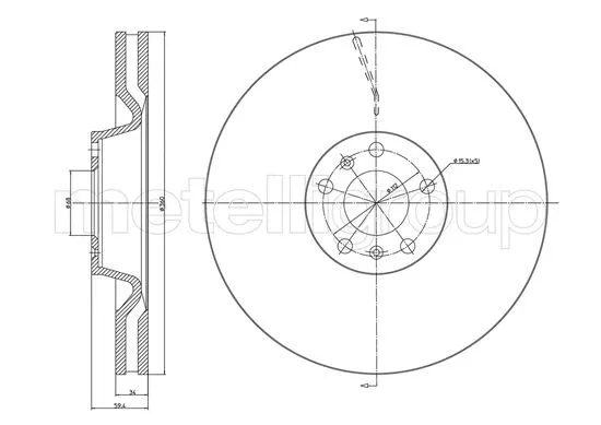 Brake Disc (23-1102C)