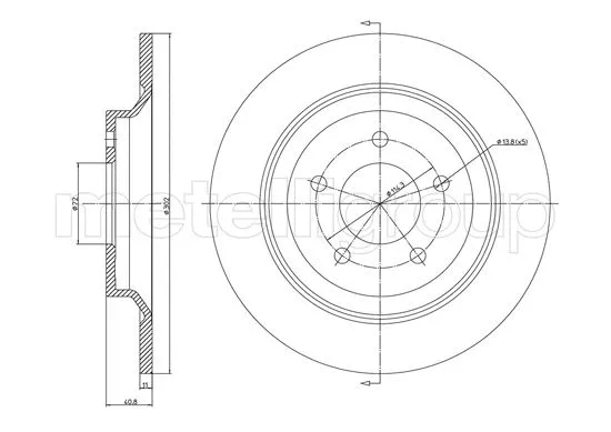 Brake Disc (23-1081C)