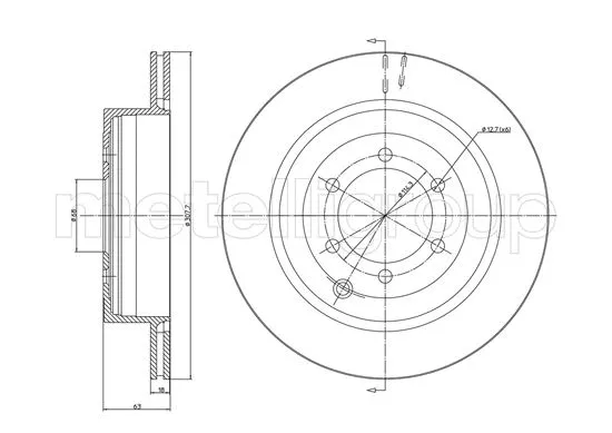Brake Disc (23-1348C)