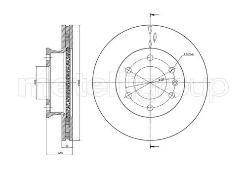 Brake Disc (23-0881)
