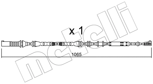 Warning Contact, brake pad wear (SU.276)