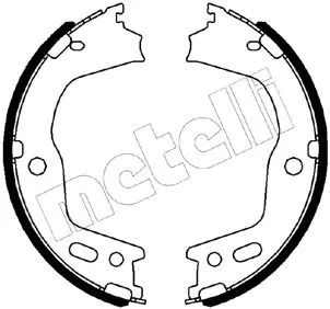 Brake Shoe Set, parking brake (53-0497)