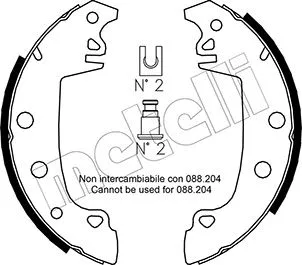 Brake Shoe Set (53-0324)