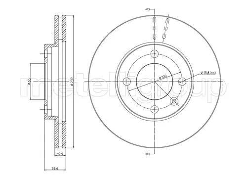 Brake Disc (23-0170)