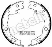 Brake Shoe Set, parking brake (53-0666)