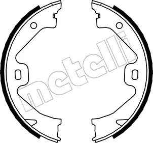 Brake Shoe Set, parking brake (53-0369)