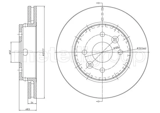 Brake Disc (23-1164C)