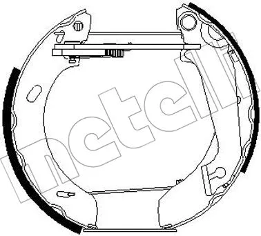 Brake Shoe Set (51-0245)