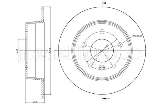 Brake Disc (23-0599C)