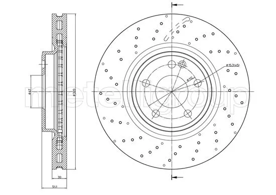 Brake Disc (23-1513FC)