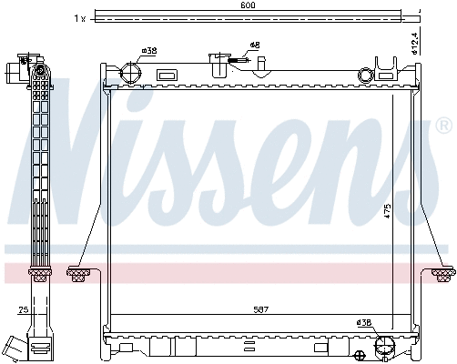 Radiator, engine cooling