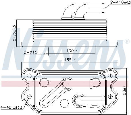 Oil Cooler, engine oil