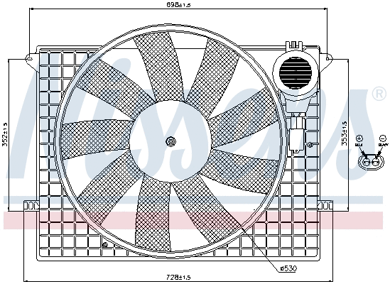 Fan, engine cooling