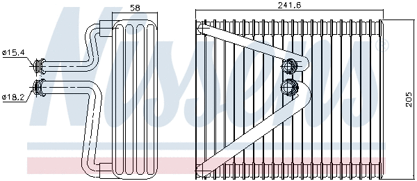 Evaporator, air conditioning